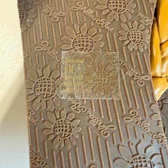 Yellow Box Women's Braided Sandals - Mustard and Brown - Picture 5 of 5